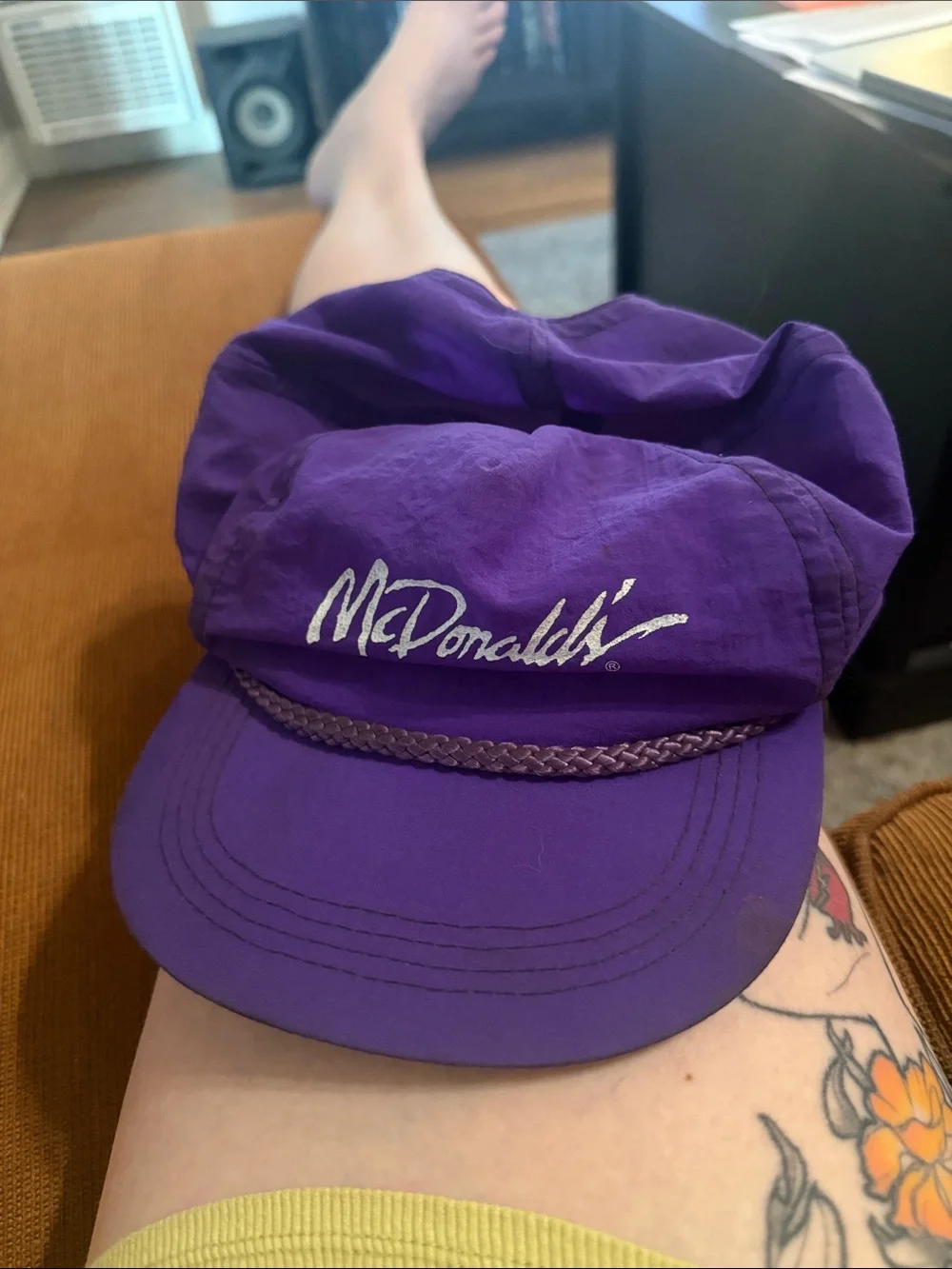 Vintage McDonald's Purple Logo Cap